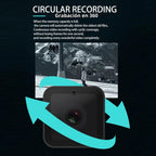 📸🏍️ 1080P HD Mini Action Camera with WiFi & Waterproof Design 🌧️🚴