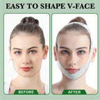 Correa de elevación facial ajustable en forma de V