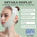 Correa de elevación facial ajustable en forma de V
