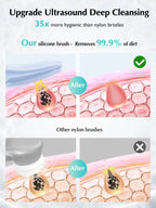 🧴✨ Sonic Facial Cleansing Brush with High-Frequency Vibrations 💆‍♀️💖