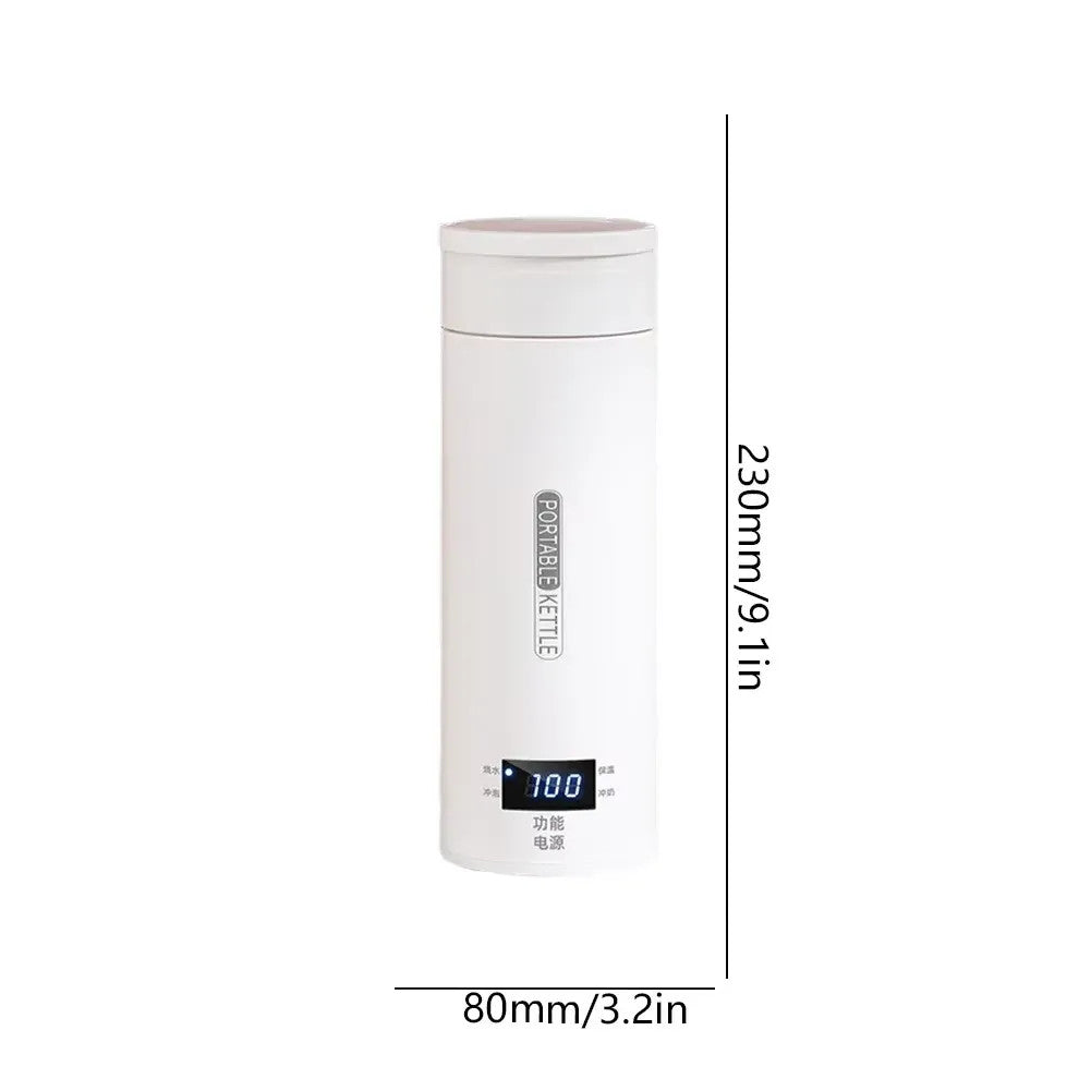 ☕⚡ 500ML Portable Electric Kettle with Fast Boil & Digital Display 🌍🔥