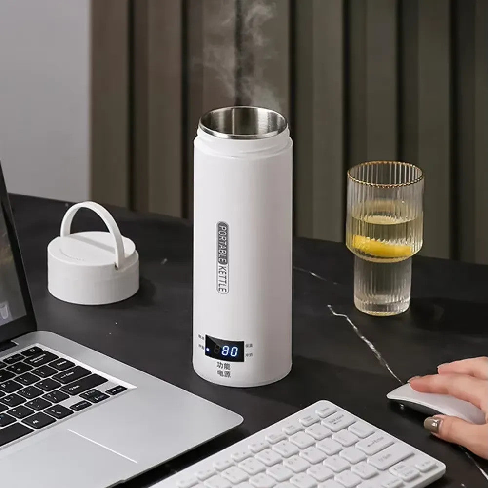☕⚡ 500ML Portable Electric Kettle with Fast Boil & Digital Display 🌍🔥