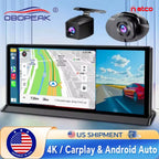 10.3" 4K Dash Cam with CarPlay: Drive Safer and Stay Connected