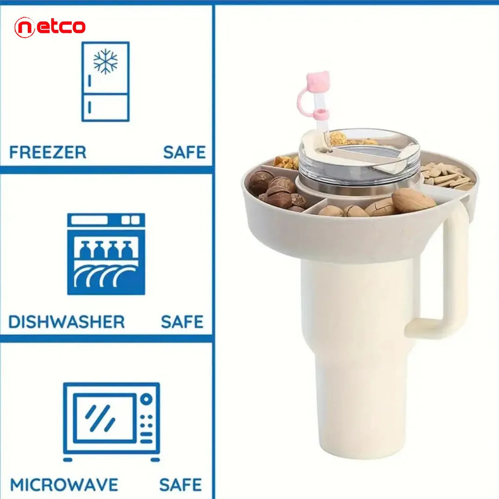 Multi-Compartment Insulated Snack Tray