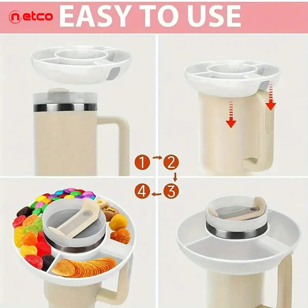 Multi-Compartment Insulated Snack Tray