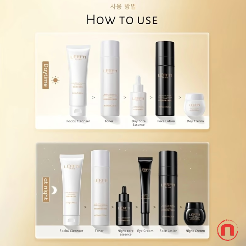 Premium 8-Piece Collagen Skincare Collection