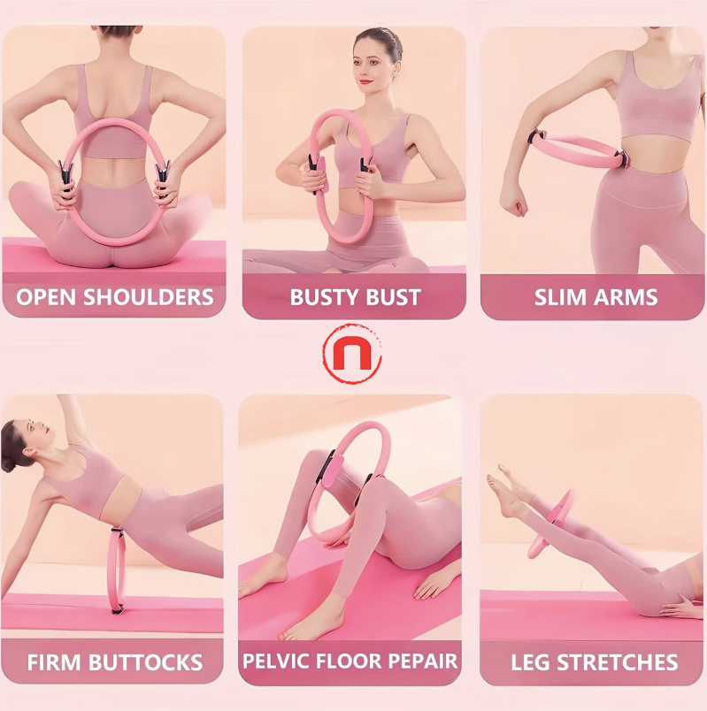 11-Piece Yoga & Fitness Set in Pink