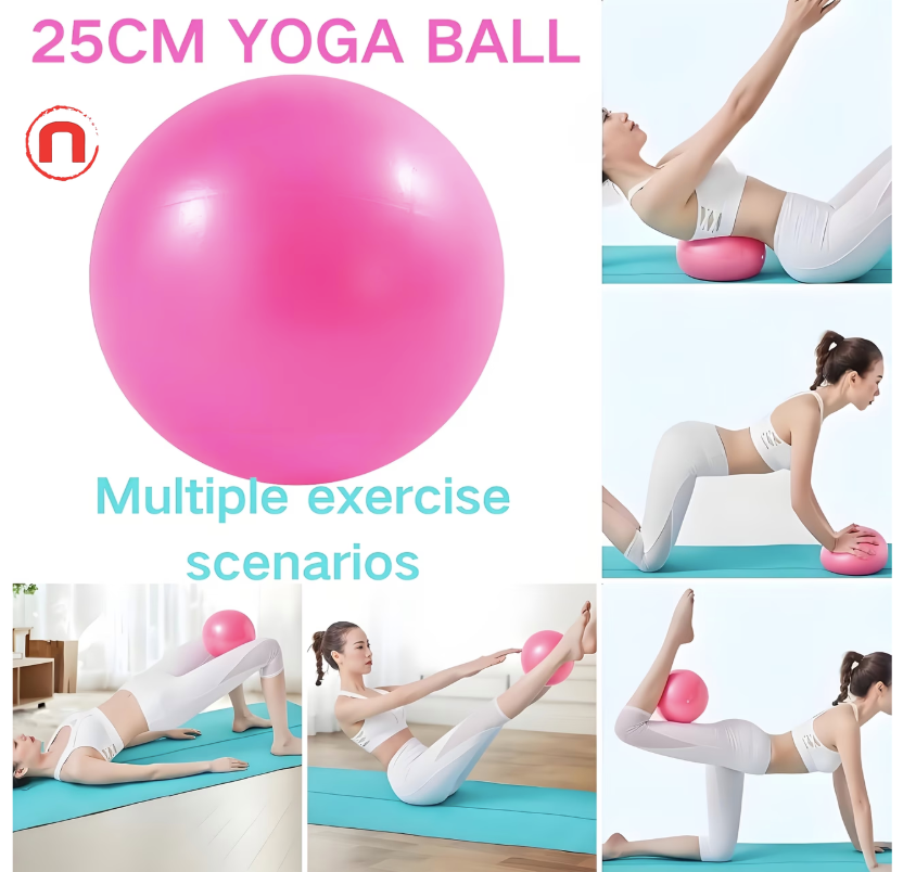 Juego de 11 Piezas de Yoga y Fitness en Rosa