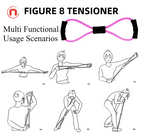 Juego de 11 Piezas de Yoga y Fitness en Rosa