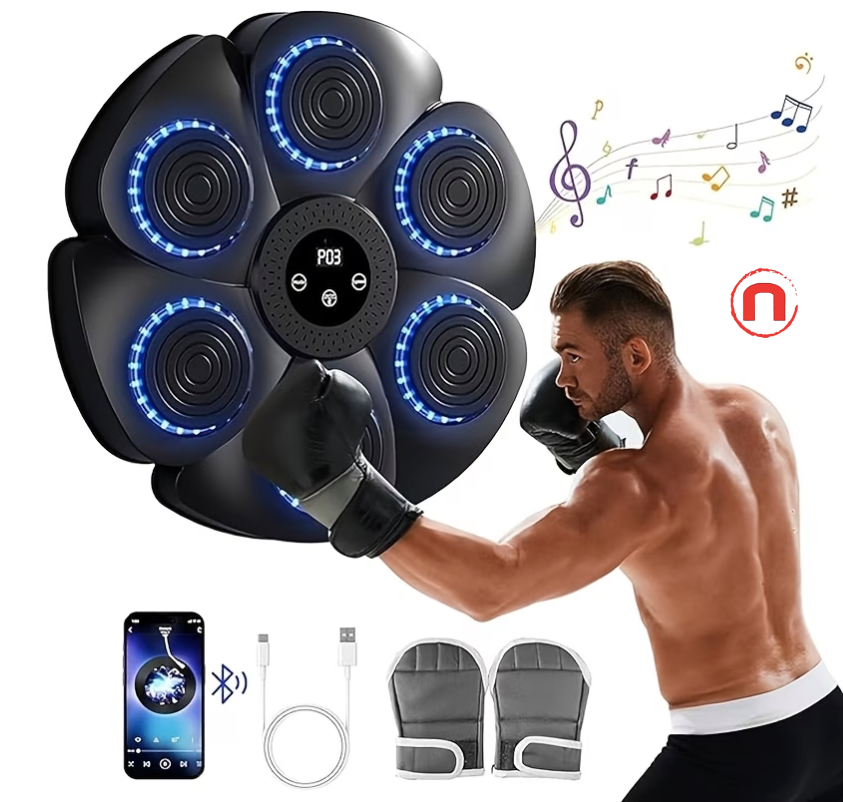Smart Electronic Music Boxing Machine with Gloves