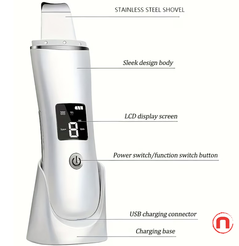 Cepillo de limpieza facial eléctrico portátil ASANI,