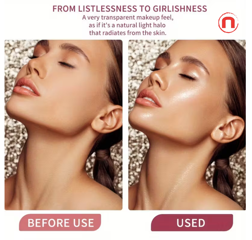 3D Pink Highlighter Powder & Blush