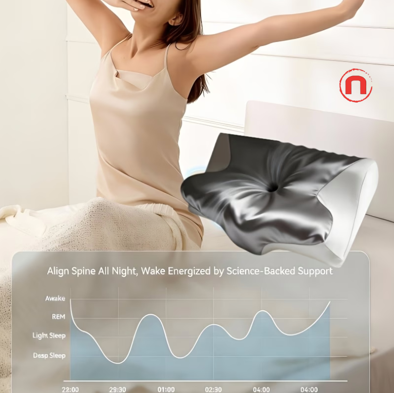 Ergonomic Cervical Support Pillow