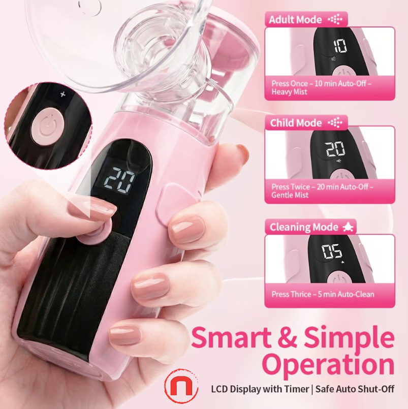 Portable Mesh Nebulizer Inhaler