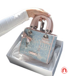 Chinese-Inspired Color Block Handbag for Women