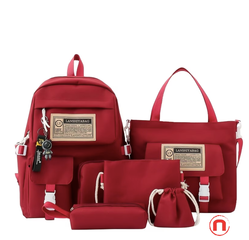 5-Piece School Backpack Set