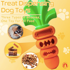 Carrot-Shaped Chew Toy for Dogs – Durable Nylon Fun