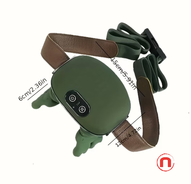 Japanese-Style Electric Shiatsu Massager – Deep Tissue Portable (Green)