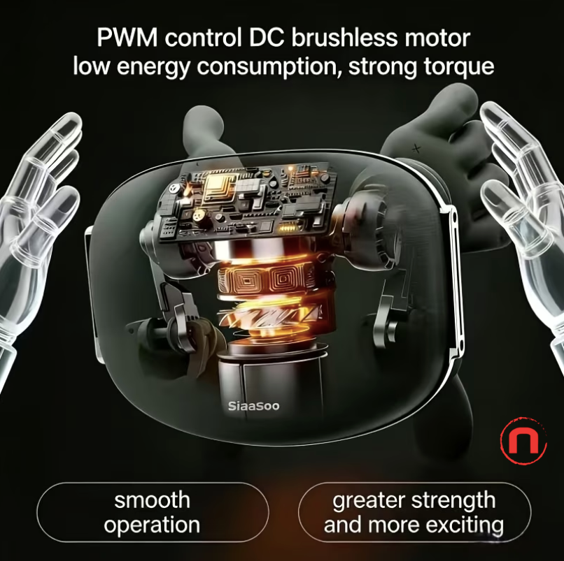 Japanese-Style Electric Shiatsu Massager – Deep Tissue Portable (Green)