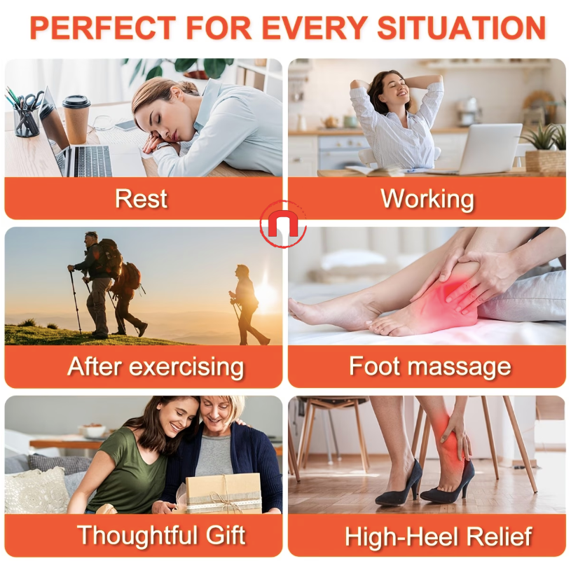 Portable Foot Massager with TENS Technology – Foldable Relaxation Device