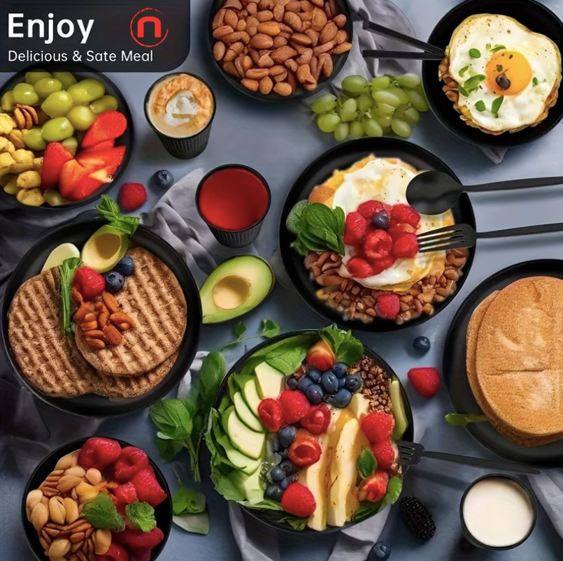 Wheat Straw Dinnerware Set – 32 Pieces