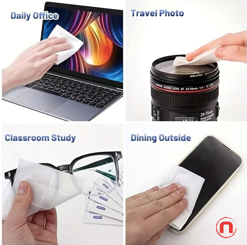 500 Lens Cleaning Wipes – Individually Wrapped, Streak-Free Care