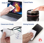 500 Lens Cleaning Wipes – Individually Wrapped, Streak-Free Care