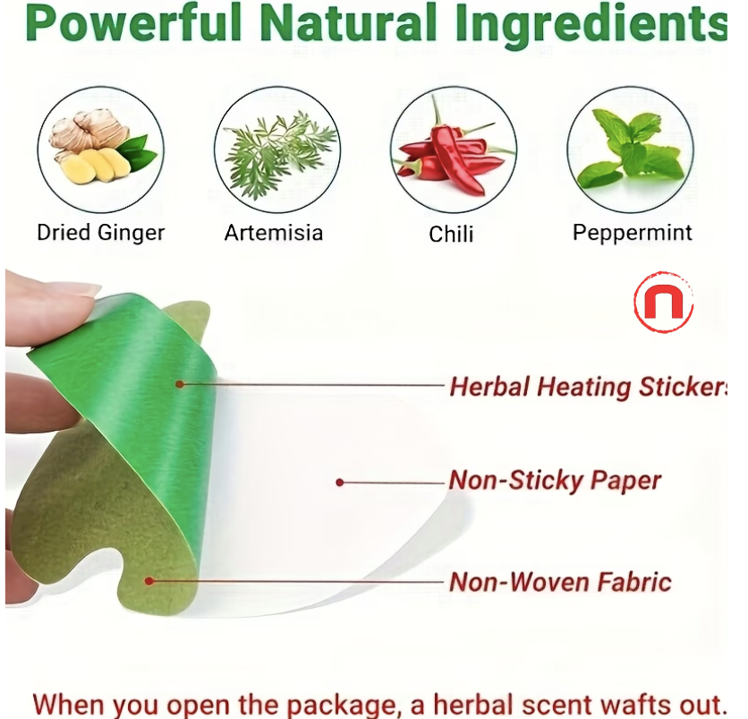 Wormwood Knee Patches – 67 PCS Joint Support Patches