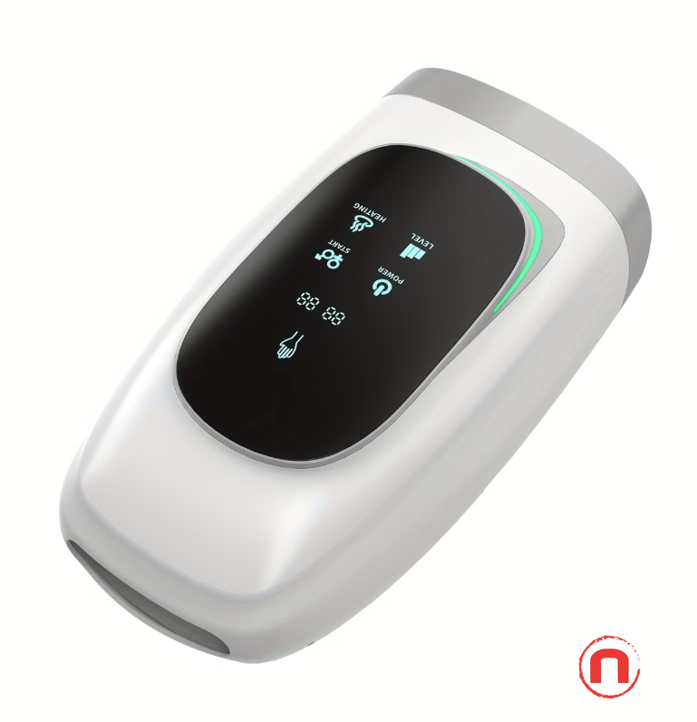 Hand Massager with Heat & Compression – Portable Rechargeable Relief