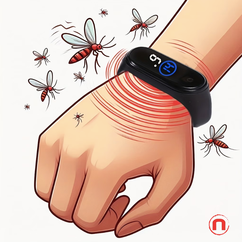 5-Pack Elegant Mosquito Repellent Bracelets – Outdoor Protection for Everyone