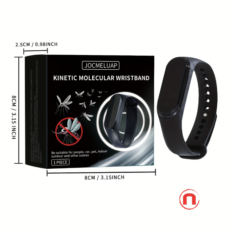 5-Pack Elegant Mosquito Repellent Bracelets – Outdoor Protection for Everyone