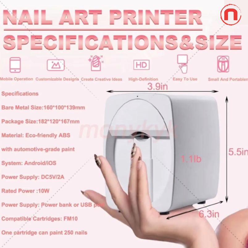 O2nails-3d Portable Mobile Nail Printer 💅✨