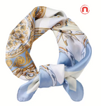 ✨ BELLA ROMA™ Luxury Satin Square Scarf 🧣💙