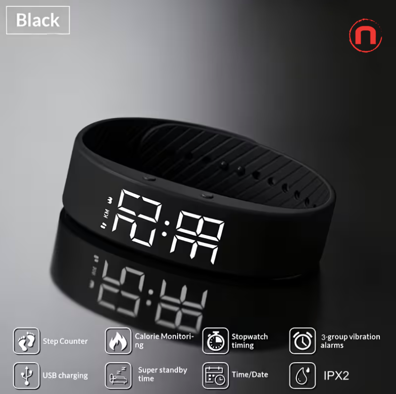Smart Fitness Watch 🖤⚡