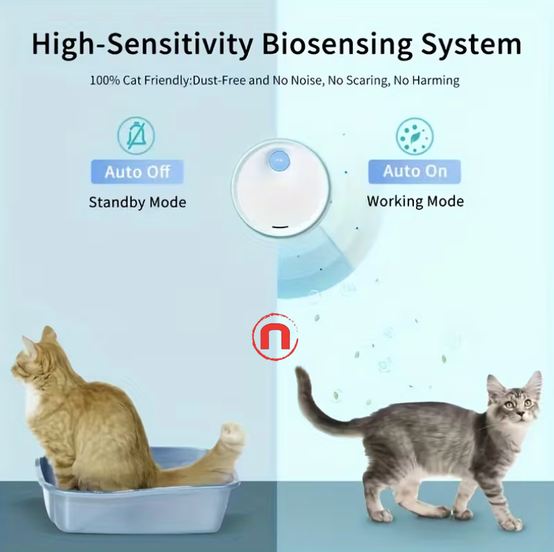 🐱 Smart Pet Litter Box Deodorizer