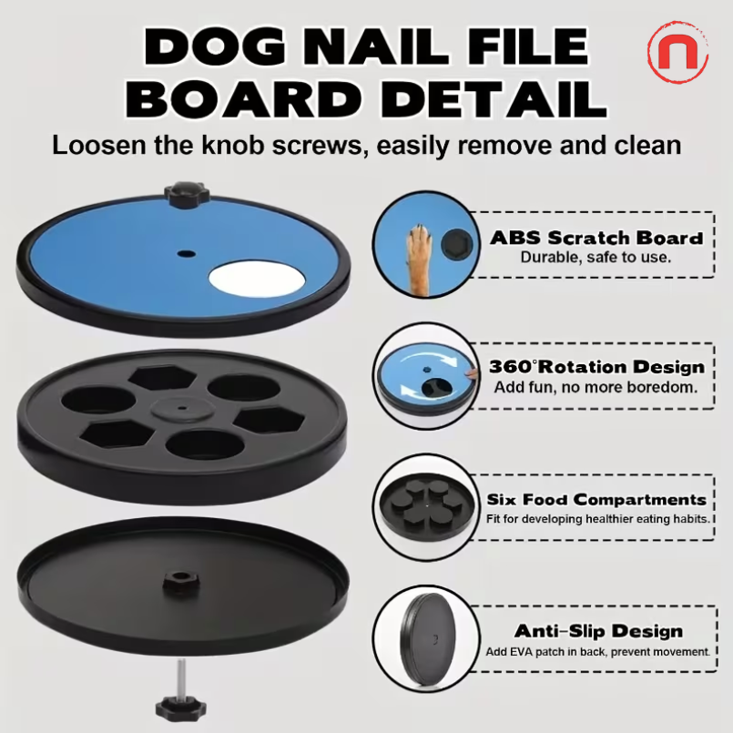 🐾 3-in-1 Dog Scratch Board