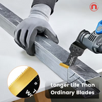 🔧 18PCS Titanium Oscillating Multi-Tool Blade Set