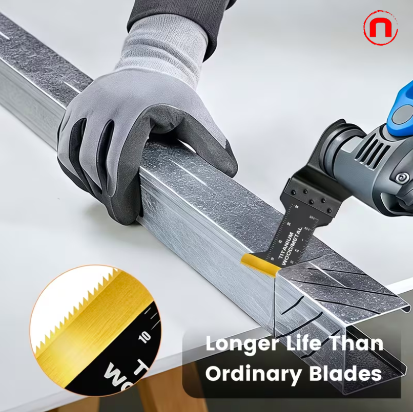 🔧 18PCS Titanium Oscillating Multi-Tool Blade Set