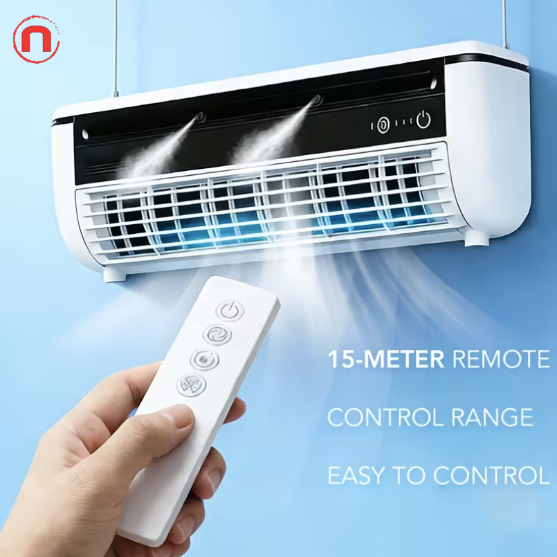 ❄️ Portable Ice Mist Cooling Fan
