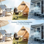 ❄️ Portable Ice Mist Cooling Fan