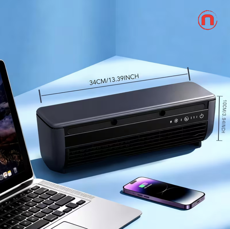❄️ Portable Ice Mist Cooling Fan