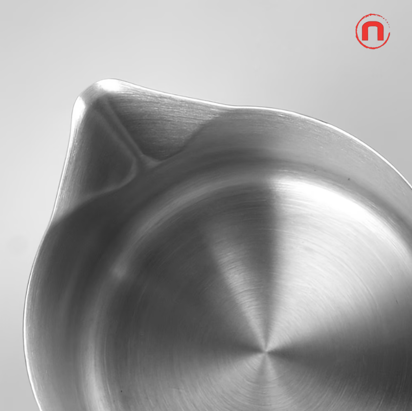 ☕ Stainless Steel Milk Frothing Pitcher – 350ml