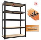 Heavy-Duty 5-Tier Metal Storage Shelving Unit 🏠🔩📦