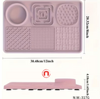 🐾 6-in-1 Slow Feeder Lick Mat