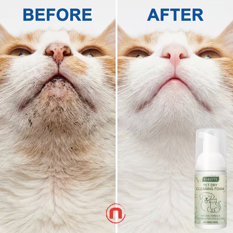 FAELUTE No-Rinse Dry Cleaning Foam for Pets 🐾✨