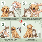 FAELUTE No-Rinse Dry Cleaning Foam for Pets 🐾✨