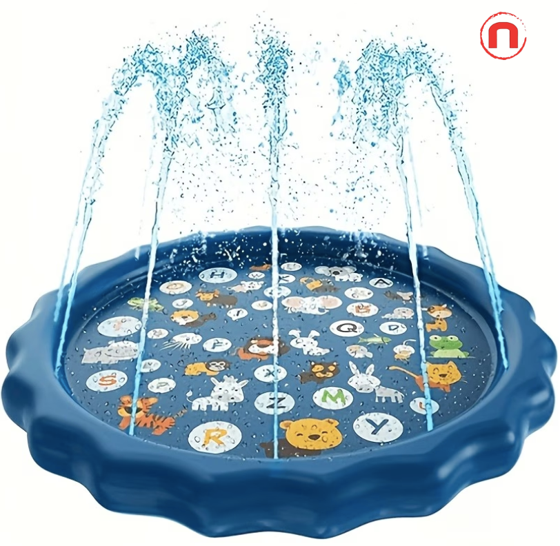 Durable Outdoor Dog Splash Bath Pool – 2-Piece Set 🐶💦🌞