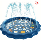 Durable Outdoor Dog Splash Bath Pool – 2-Piece Set 🐶💦🌞