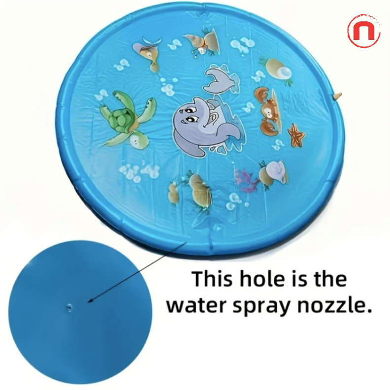 Durable Outdoor Dog Splash Bath Pool – 2-Piece Set 🐶💦🌞