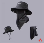 2-Pack Wide Brim Outdoor Sun Hats 🌞🎣🖤